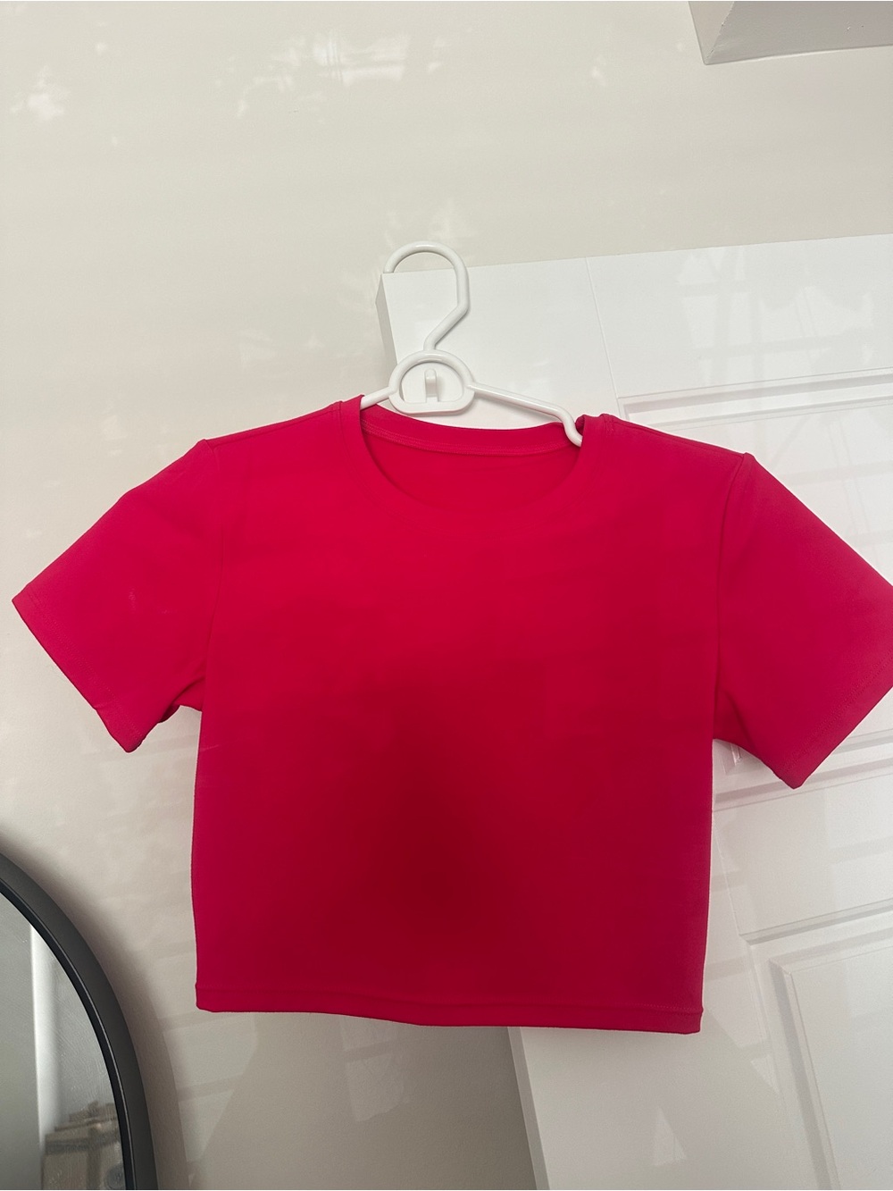 Aoxjox Crop Top- Hot Pink
